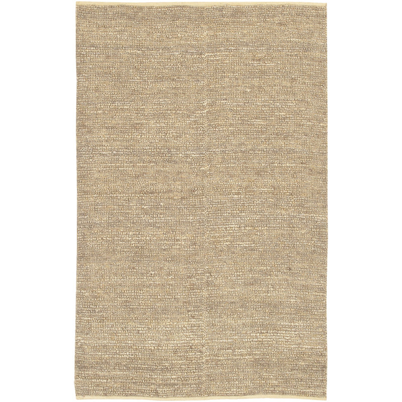 Serene Blue Handwoven Jute Rectangular Rug - 8' x 11'