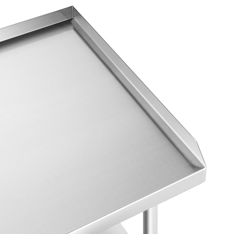 24" Cream & Stainless Steel Commercial Kitchen Prep Stand