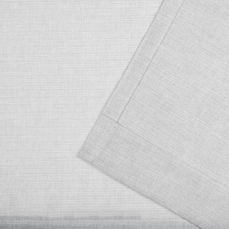 Linen Light-Filtering Faux Linen Curtain Panel Pair