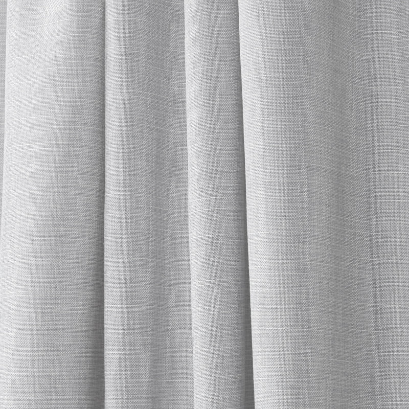 Linen Light-Filtering Faux Linen Curtain Panel Pair