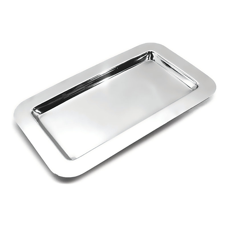 Stainless Steel Rectangular Mirror Finish Serving Tray