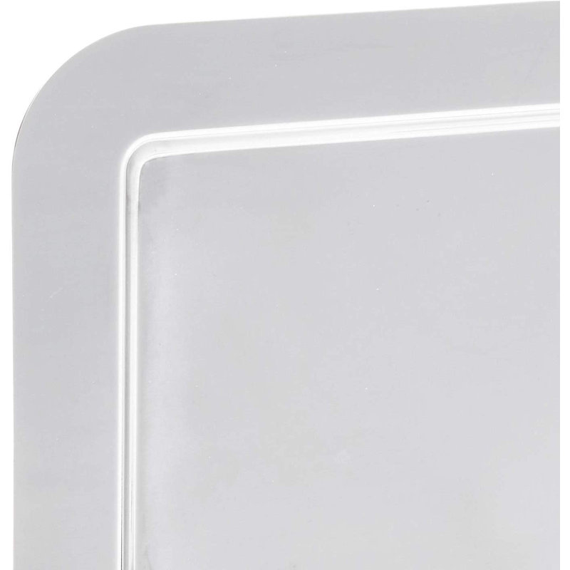 Stainless Steel Rectangular Mirror Finish Serving Tray