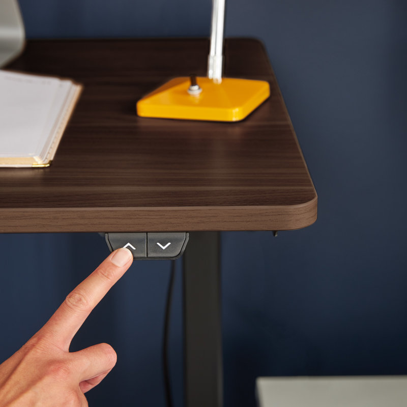 ErgoFlex Dark Brown Electric Adjustable Standing Desk