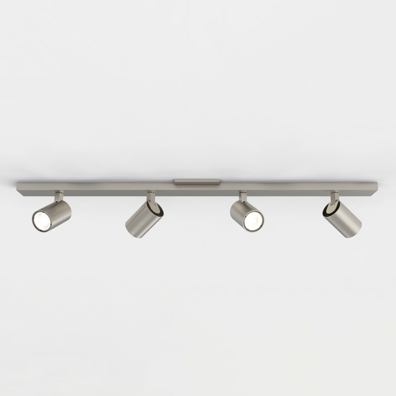 Ascoli Modern Matt Nickel 4-Light LED Ceiling Spotlight