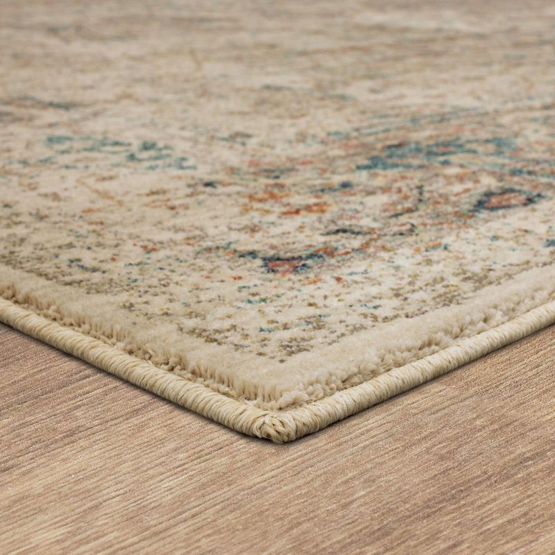 Chalfont Vintage-Inspired Blue Wool & Synthetic 8' x 11' Area Rug
