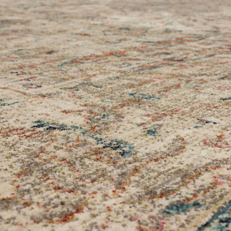 Chalfont Vintage-Inspired Blue Wool & Synthetic 8' x 11' Area Rug