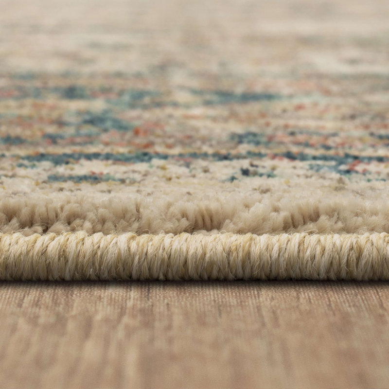 Chalfont Vintage-Inspired Blue Wool & Synthetic 8' x 11' Area Rug