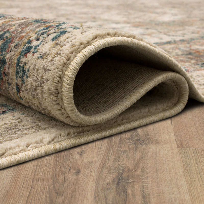 Chalfont Vintage-Inspired Blue Wool & Synthetic 8' x 11' Area Rug