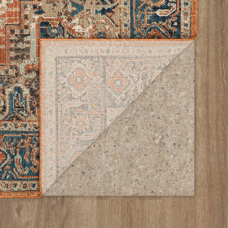 Grasmere Estate Vibrant Overdyed 8' x 11' Blue Wool Blend Area Rug