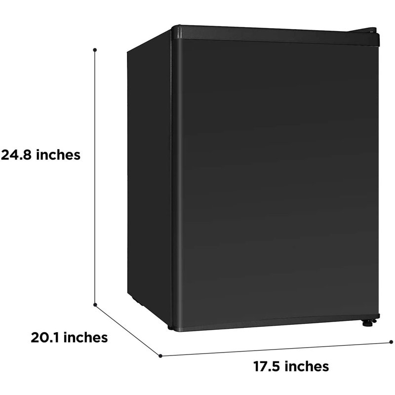 Compact Black Energy Star Mini Refrigerator for RV