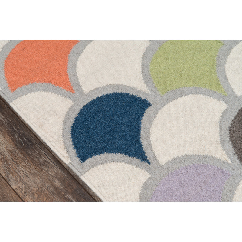 Novogratz Topanga Handwoven Geometric Wool Rug, 7'6" x 9'6", Multicolor