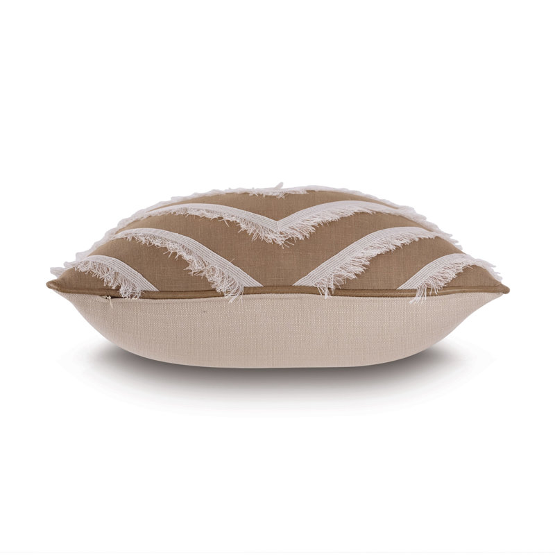 Naya Ruffled Reversible Throw Pillow
