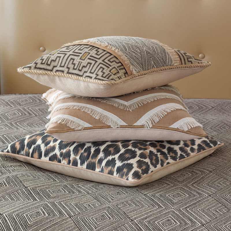 Naya Ruffled Reversible Throw Pillow