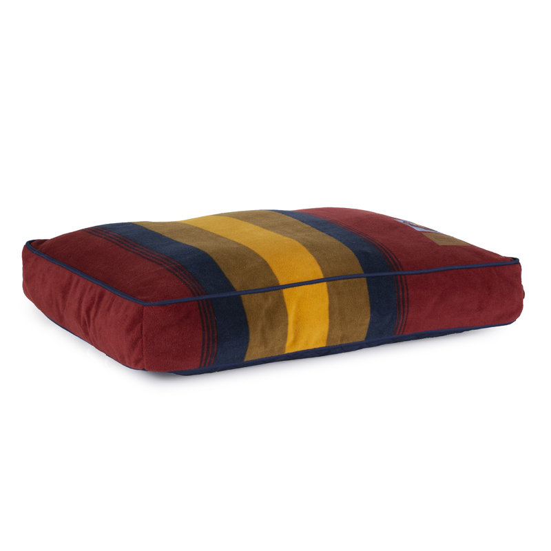 Small Elevated Outdoor Striped Polyester Pet Bed