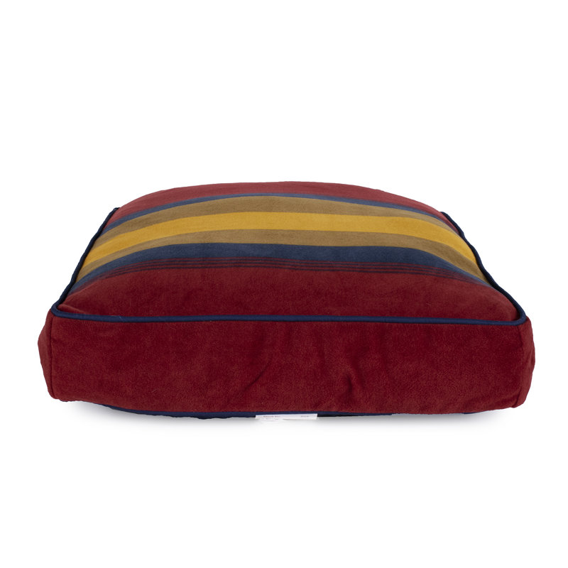 Small Elevated Outdoor Striped Polyester Pet Bed