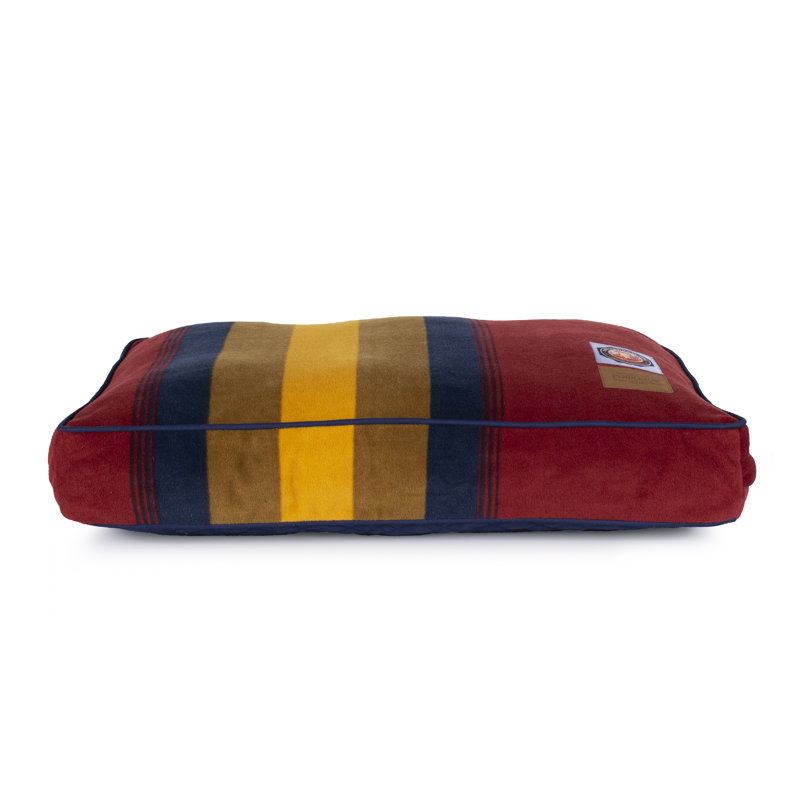 Small Elevated Outdoor Striped Polyester Pet Bed