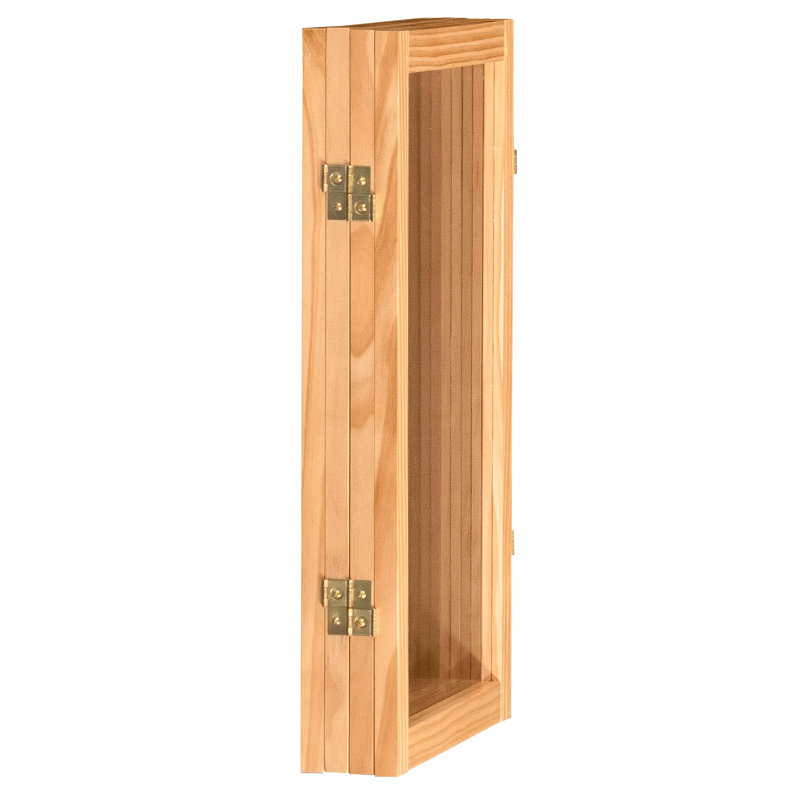 Natural 4-Panel Clear Acrylic Folding Screen