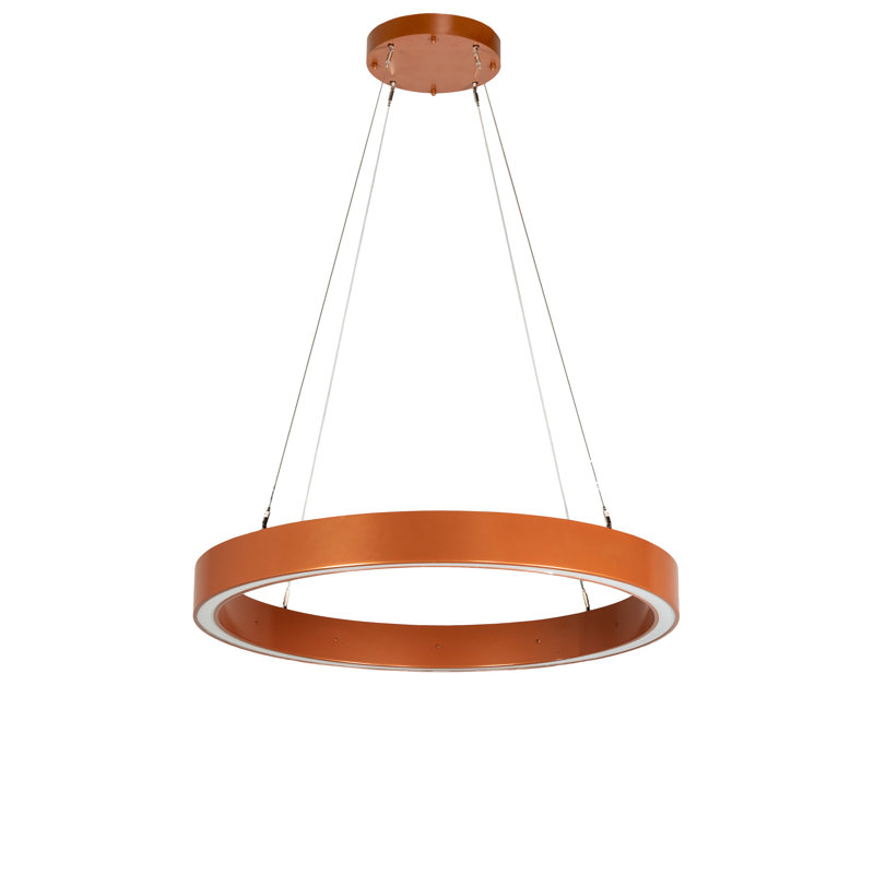 Anillo Spectral Halo Copper & White LED Pendant for Indoor/Outdoor