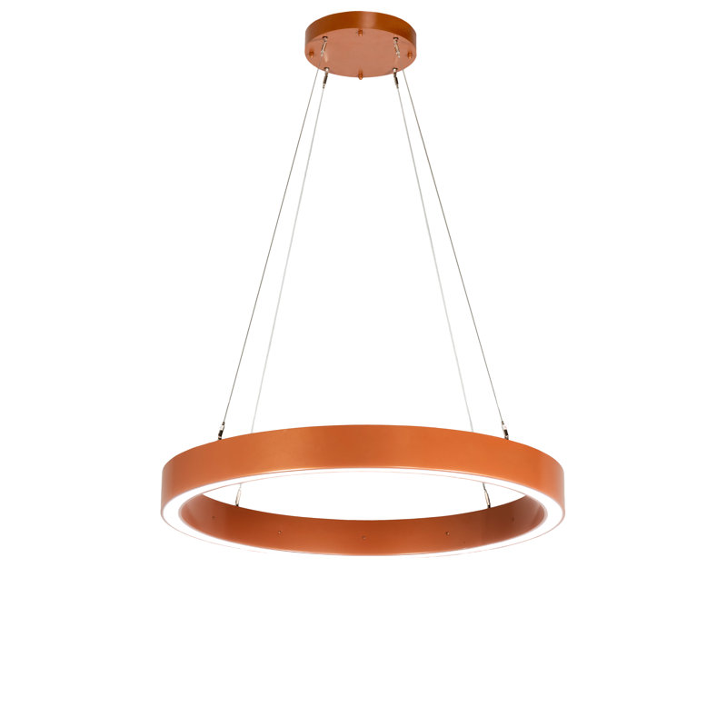Anillo Spectral Halo Copper & White LED Pendant for Indoor/Outdoor