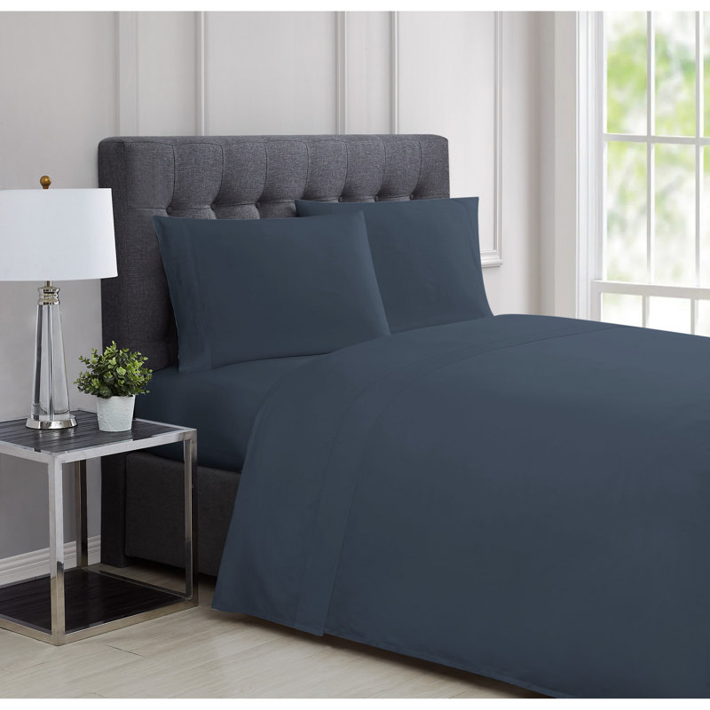 Charisma Classic Blue 310TC Cotton Full/Double Sheet Set
