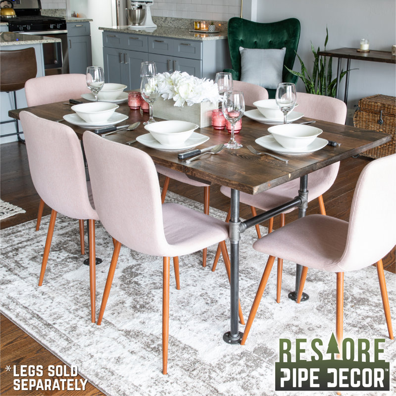 Trail Brown Reclaimed Pine Wood Dining Tabletop