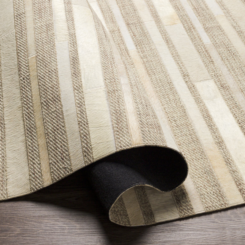 Jardin Gray and Beige Handwoven Wool Area Rug 10' x 14'