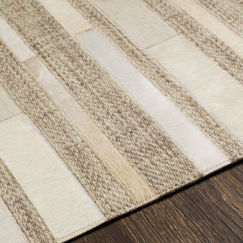 Jardin Gray and Beige Handwoven Wool Area Rug 10' x 14'