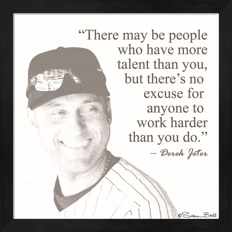 Baseball Greats Black Framed Canvas Art Set