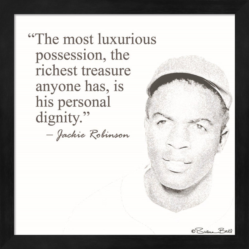 Baseball Greats Black Framed Canvas Art Set