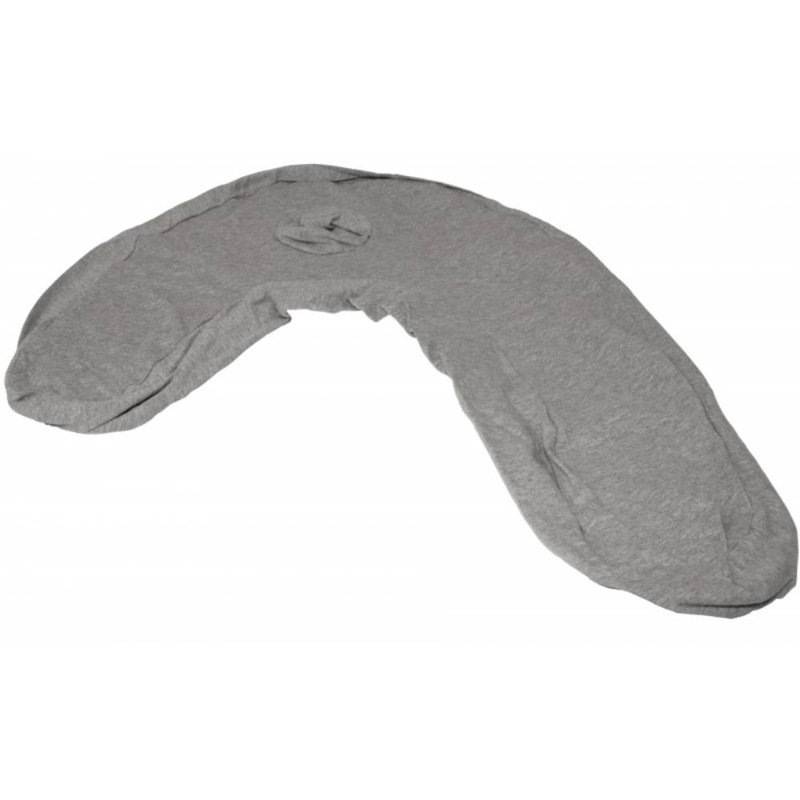 Deluxe Hypoallergenic Standard/Queen Side Sleeper Pillow Cover in Gray