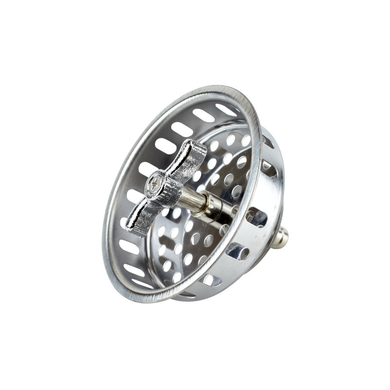 Keeney Silver Stainless Steel Rust Resistant Kitchen Sink Strainer Basket
