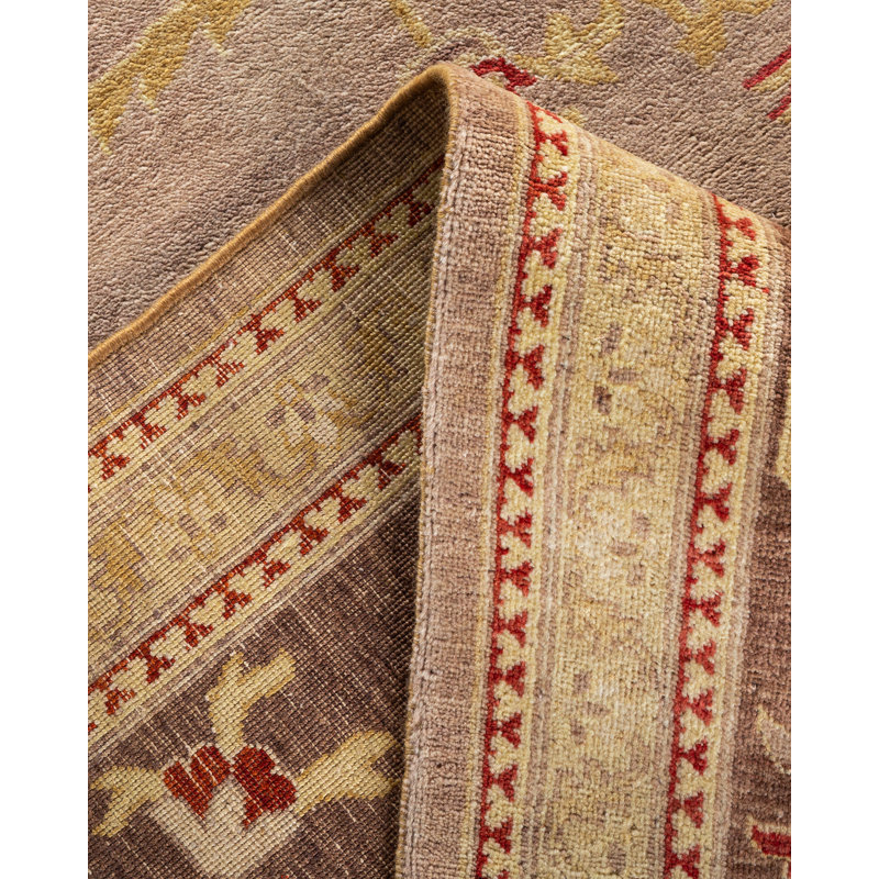 Artisan Eclectic Wool Rug 9'4" x 12'2" - Beige Blend