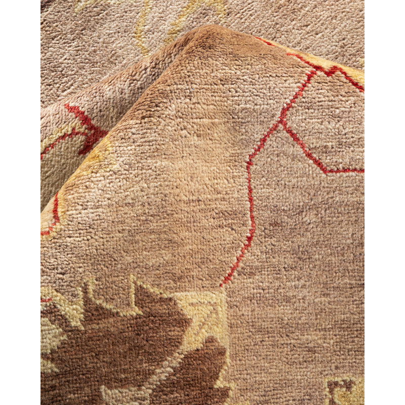 Artisan Eclectic Wool Rug 9'4" x 12'2" - Beige Blend