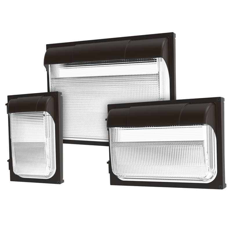 Textured Dark Bronze Adjustable LED Wall Pack Light