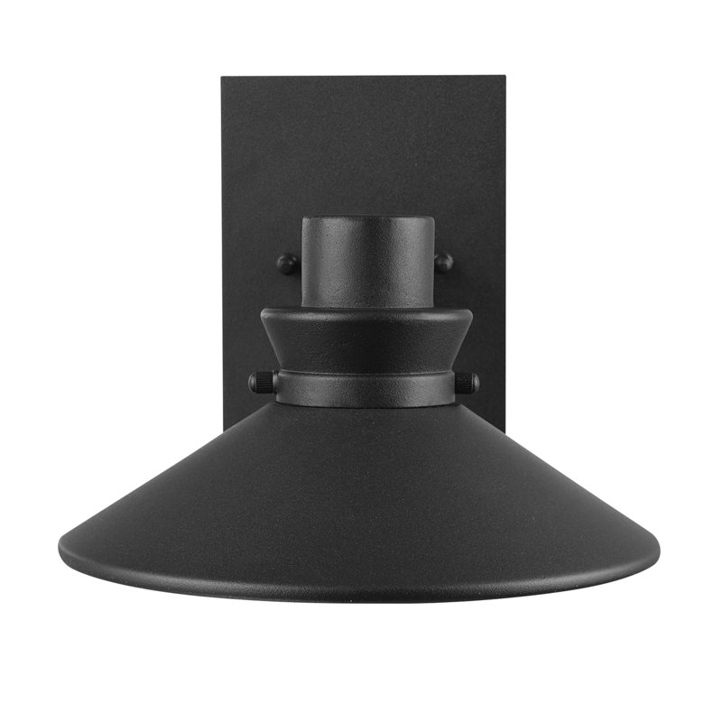 Harris Matte Black Integrated LED Modern Farmhouse Outdoor Wall Sconce