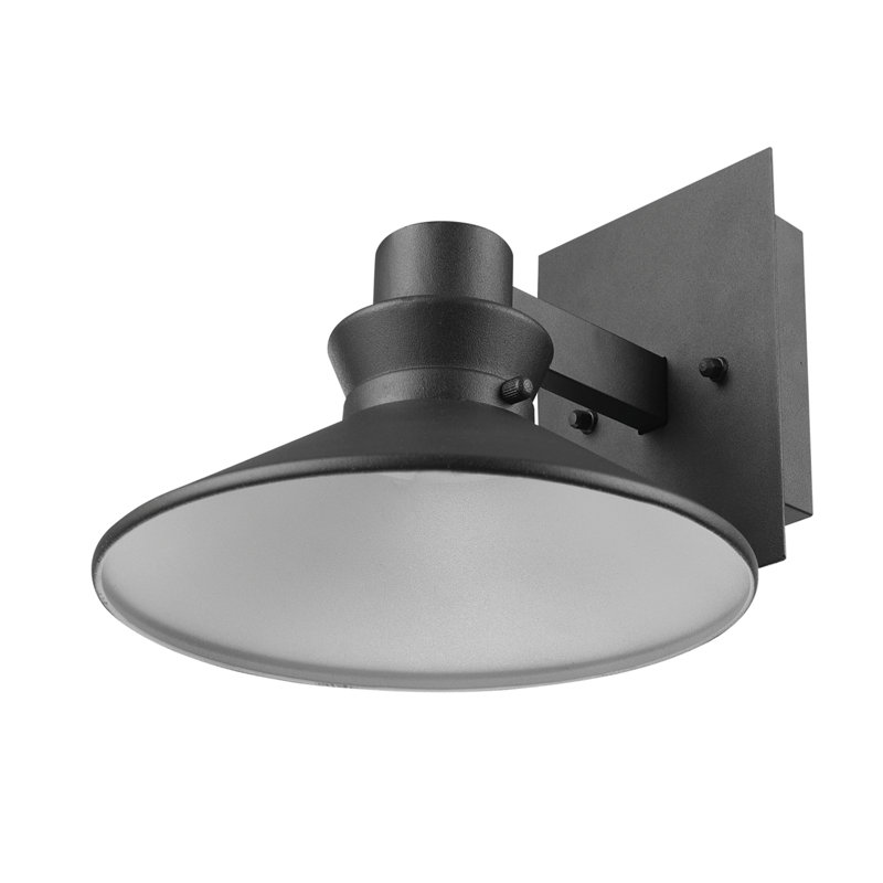 Harris Matte Black Integrated LED Modern Farmhouse Outdoor Wall Sconce
