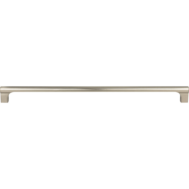 Brushed Nickel 12" Modern Handle Bar Pull