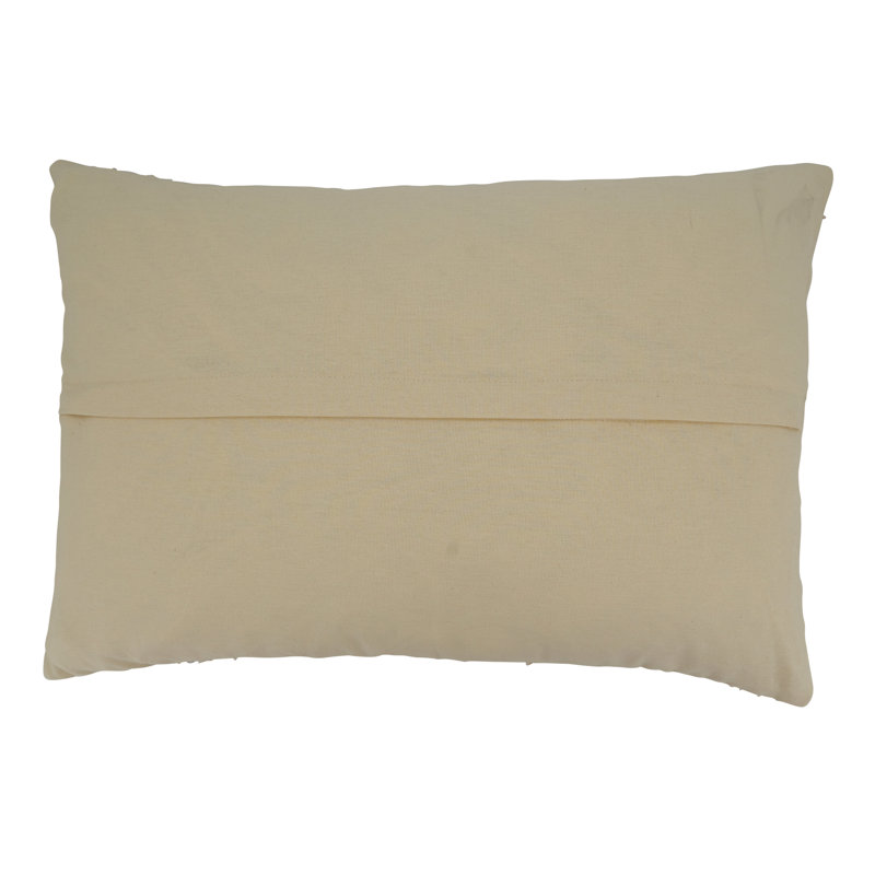 Bright Tones Wide Stripe 16"x24" Cotton Pillow Cover