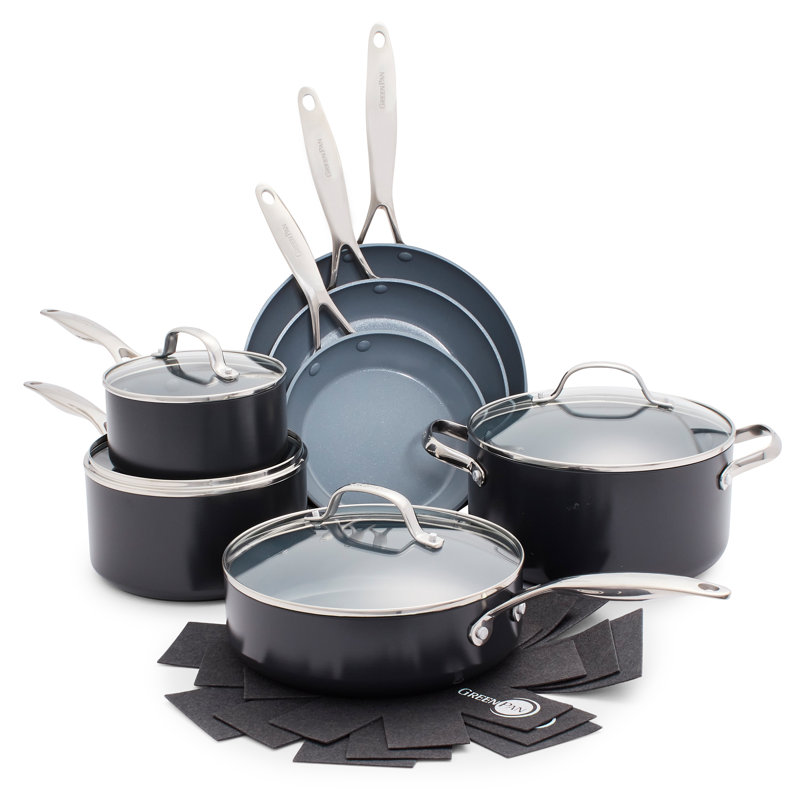 Valencia Pro 11-Piece Hard-Anodized Aluminum Nonstick Cookware Set