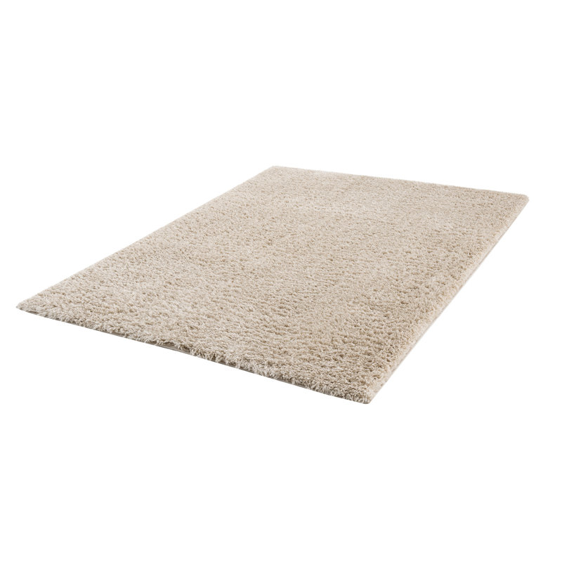 Luxurious 5' x 7' Gray Synthetic Easy Care Shag Area Rug