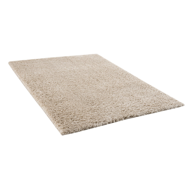Luxurious 5' x 7' Gray Synthetic Easy Care Shag Area Rug