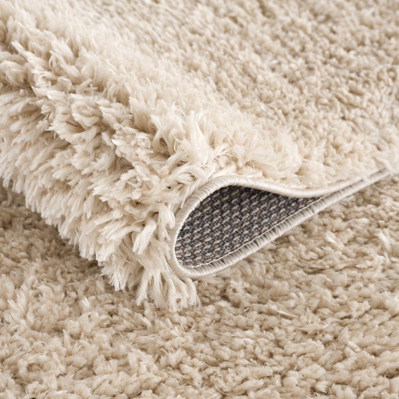 Gray 6' x 9' Rectangular Shag Area Rug