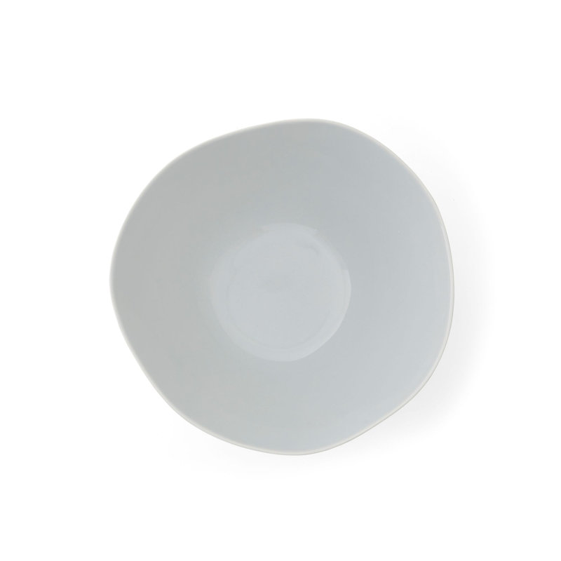 Gray Ceramic Microwave Safe Serving Bowl, 5-inch