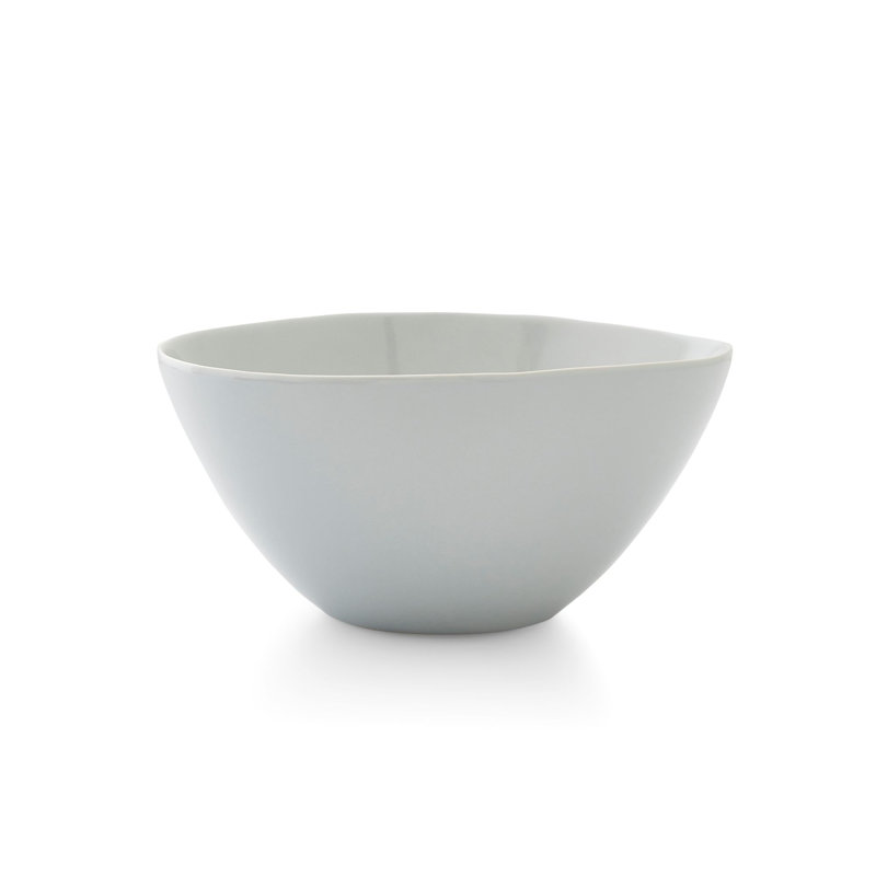 Gray Ceramic Microwave Safe Serving Bowl, 5-inch