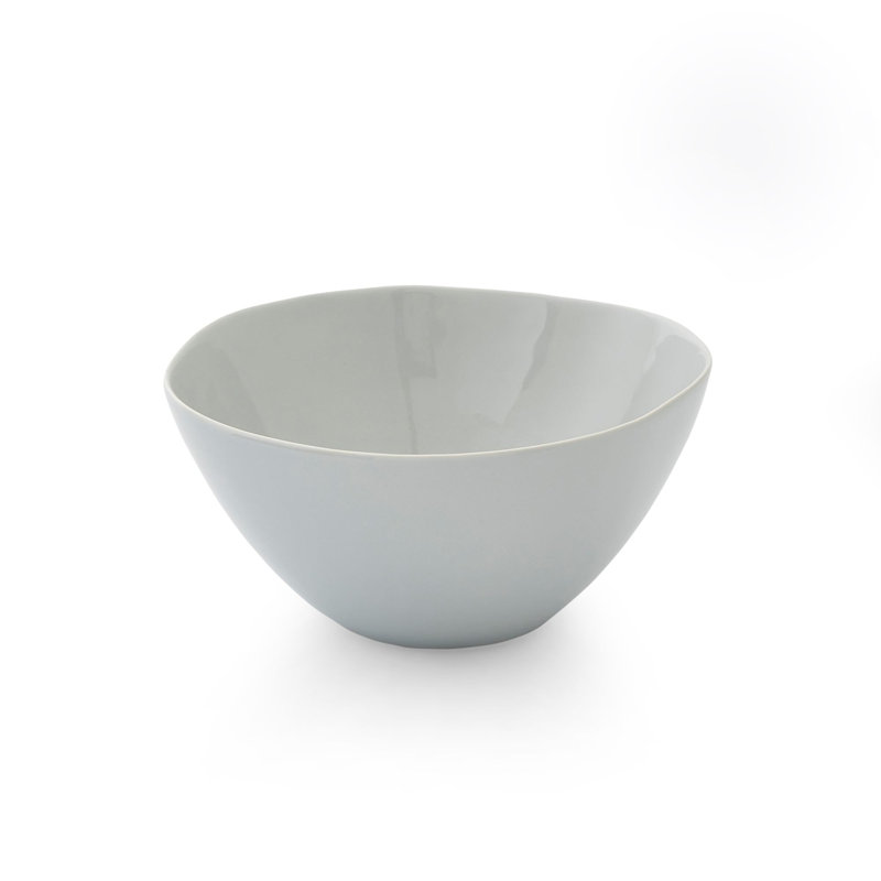 Gray Ceramic Microwave Safe Serving Bowl, 5-inch