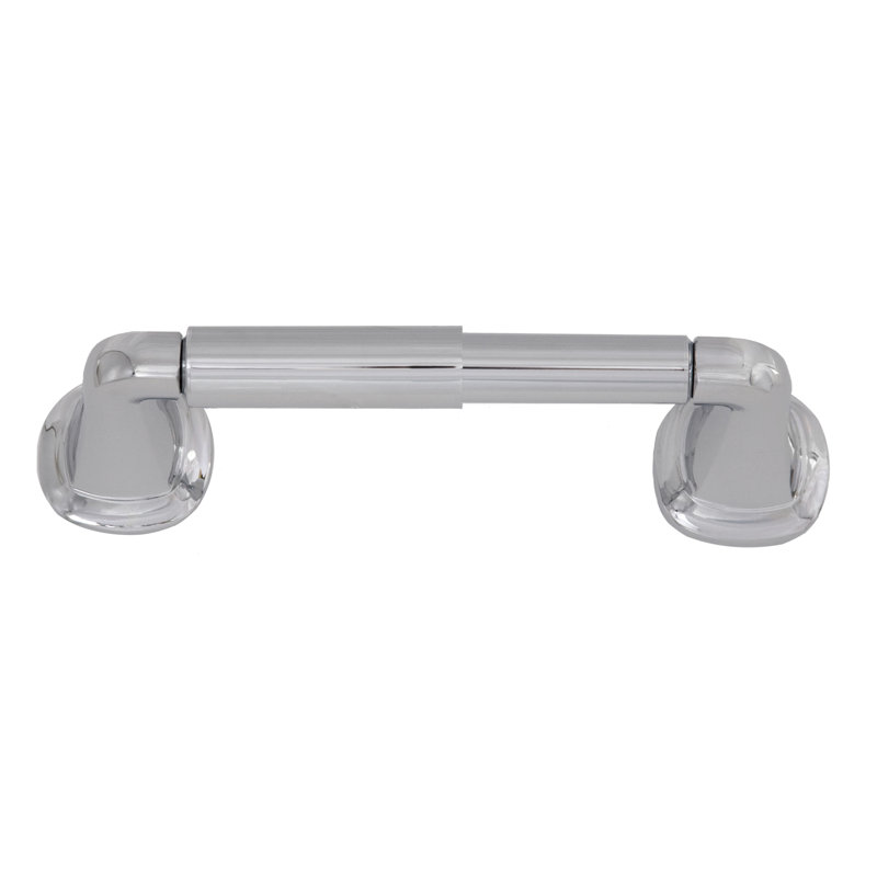 Chrome Dual Post Wall Mounted Toilet Paper Holder