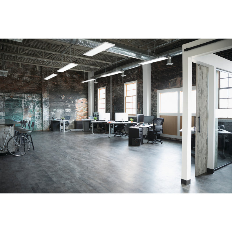 Sleek 47" White Aluminum LED Ceiling Panel with Dimmable Light