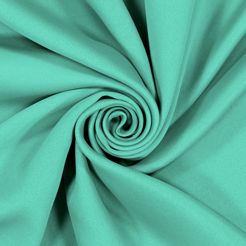 Mint Polyester Blackout Rod Pocket Curtain Panel