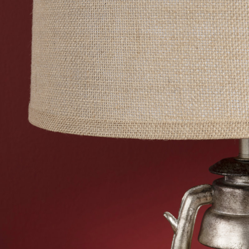 Melvin 62'' Silver Resin Floor Lamp with 3-Way Switch