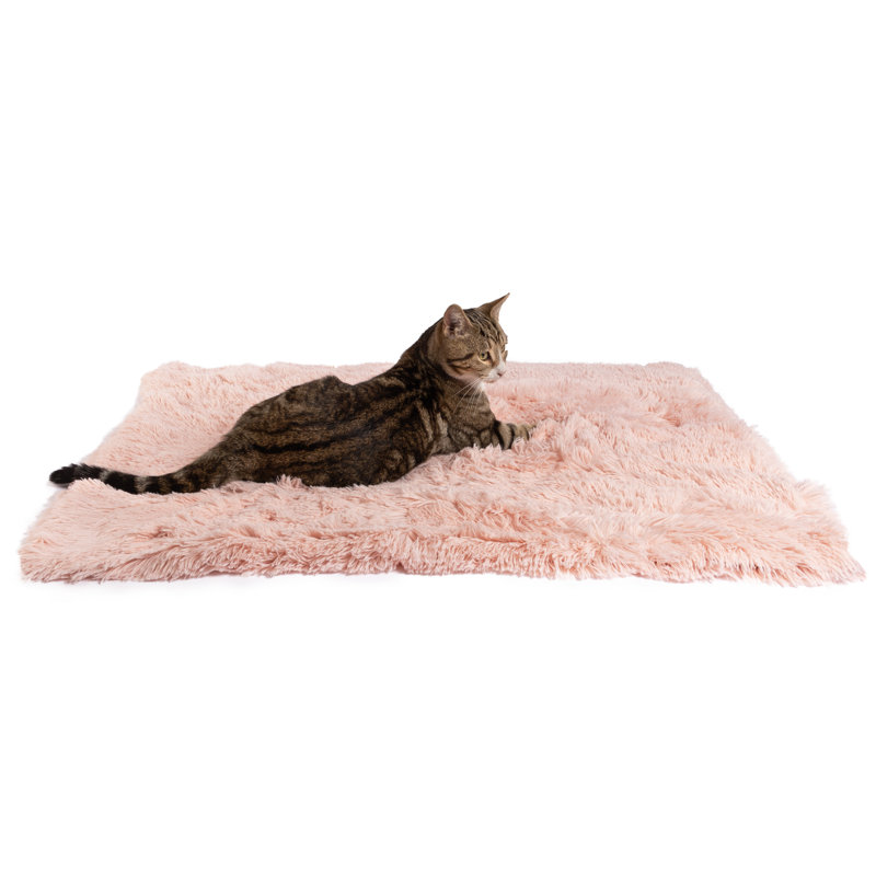 Luxurious Taupe Faux Fur Pet Throw Blanket 30"x40"